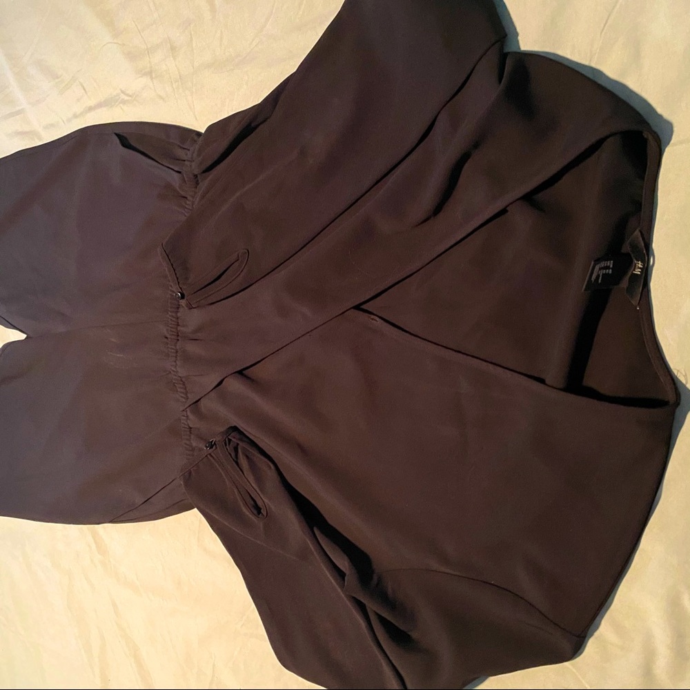 Black long sleeve jumpsuit